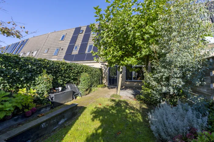 Achtertuin op het zuiden